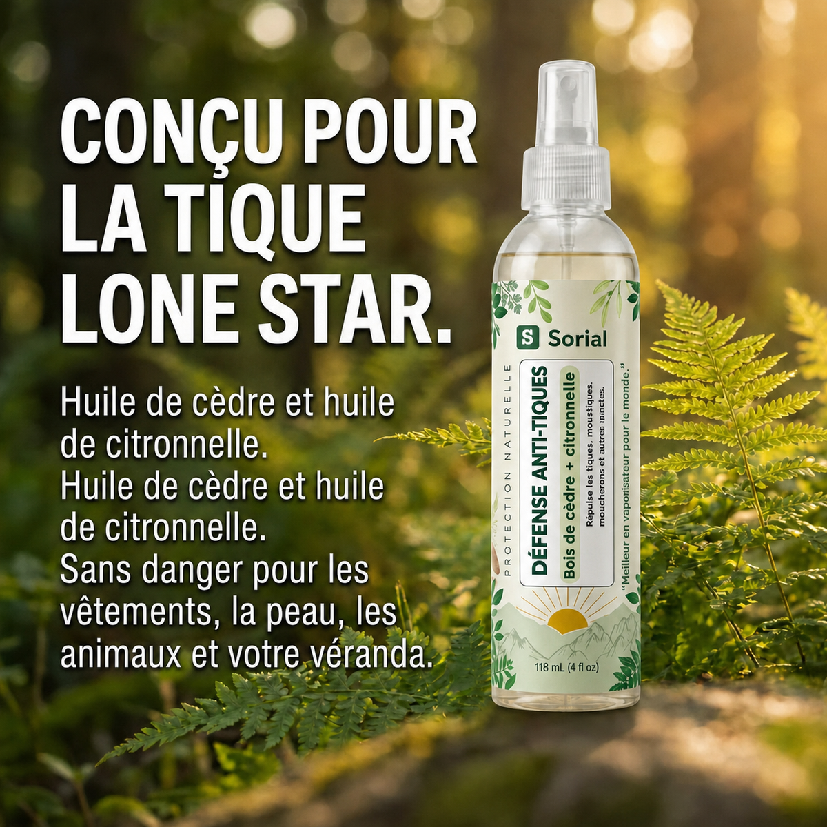 Un flacon. Toute la famille. 4 secondes avant de sortir.