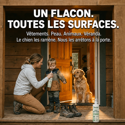 TickGuard™ — Spray Anti-Tiques & Puces