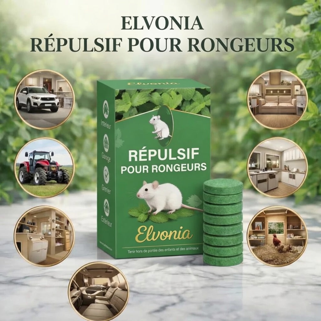 Pastilles répulsives contre les rongeurs — Créez une maison sans rongeurs, sans danger pour les enfants et les animaux de compagnie