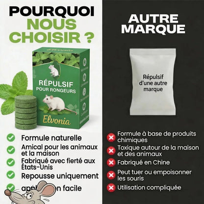 Pastilles répulsives contre les rongeurs — Créez une maison sans rongeurs, sans danger pour les enfants et les animaux de compagnie
